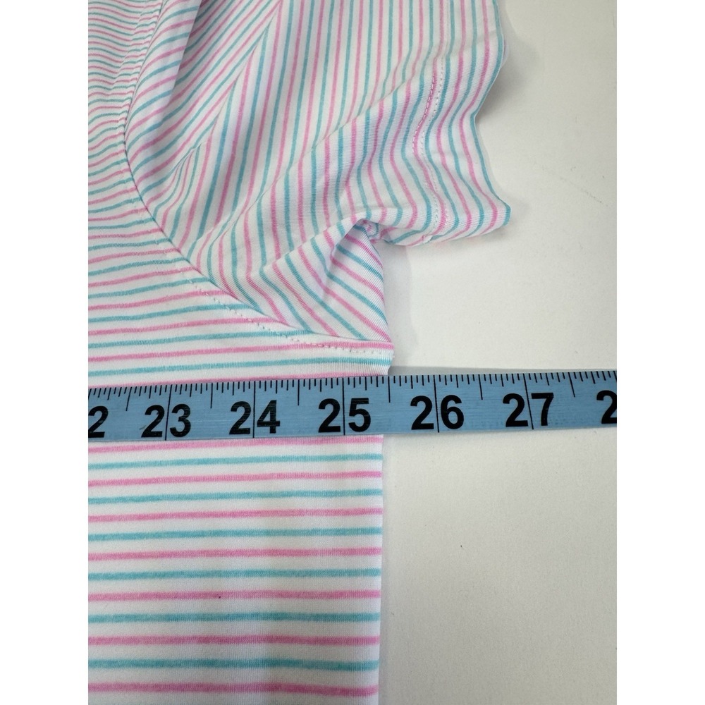 NWT johnnie-O VIK Striped Golf Performance Jersey Polo Shirt Porto Pink Mens XL - Picture 10 of 10
